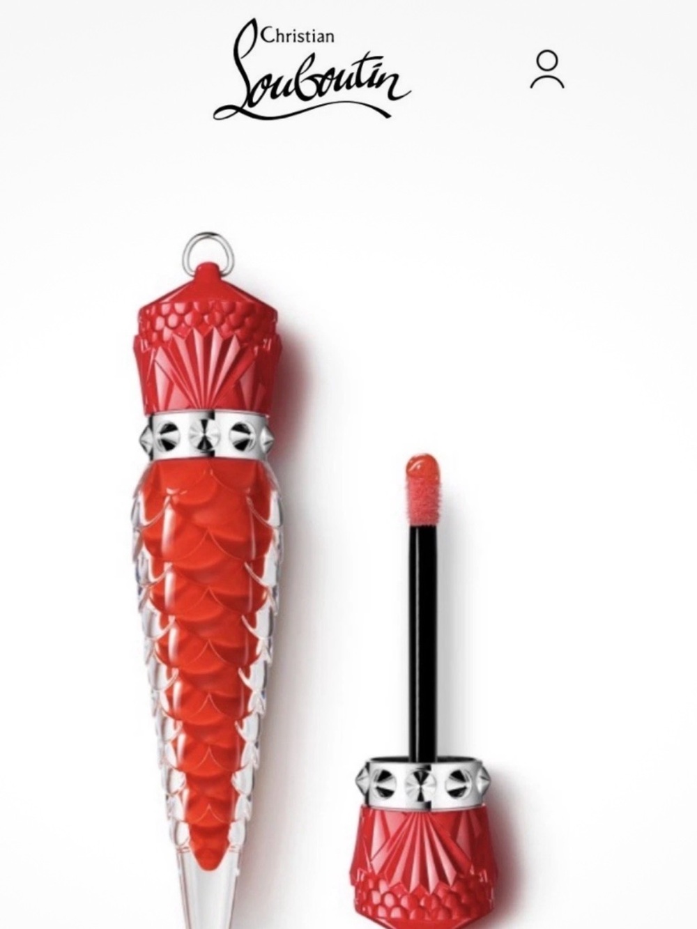 Christian Louboutin Rouge Louboutin Lip Oil, Red, Glossy Liquid, 4ml MSRP